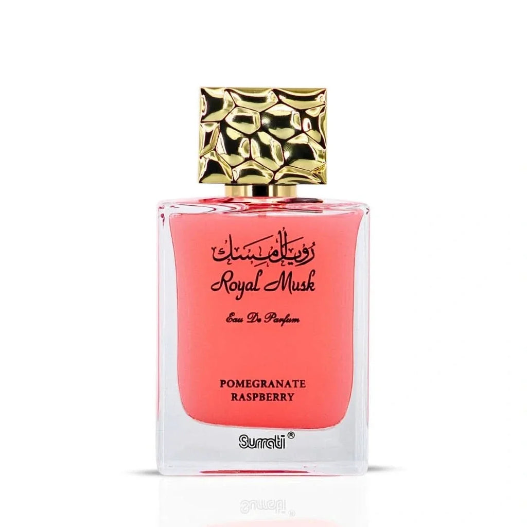 Royal Musk Pomegranate Raspberry Eau de Parfum Spray 100ml by Surrati
