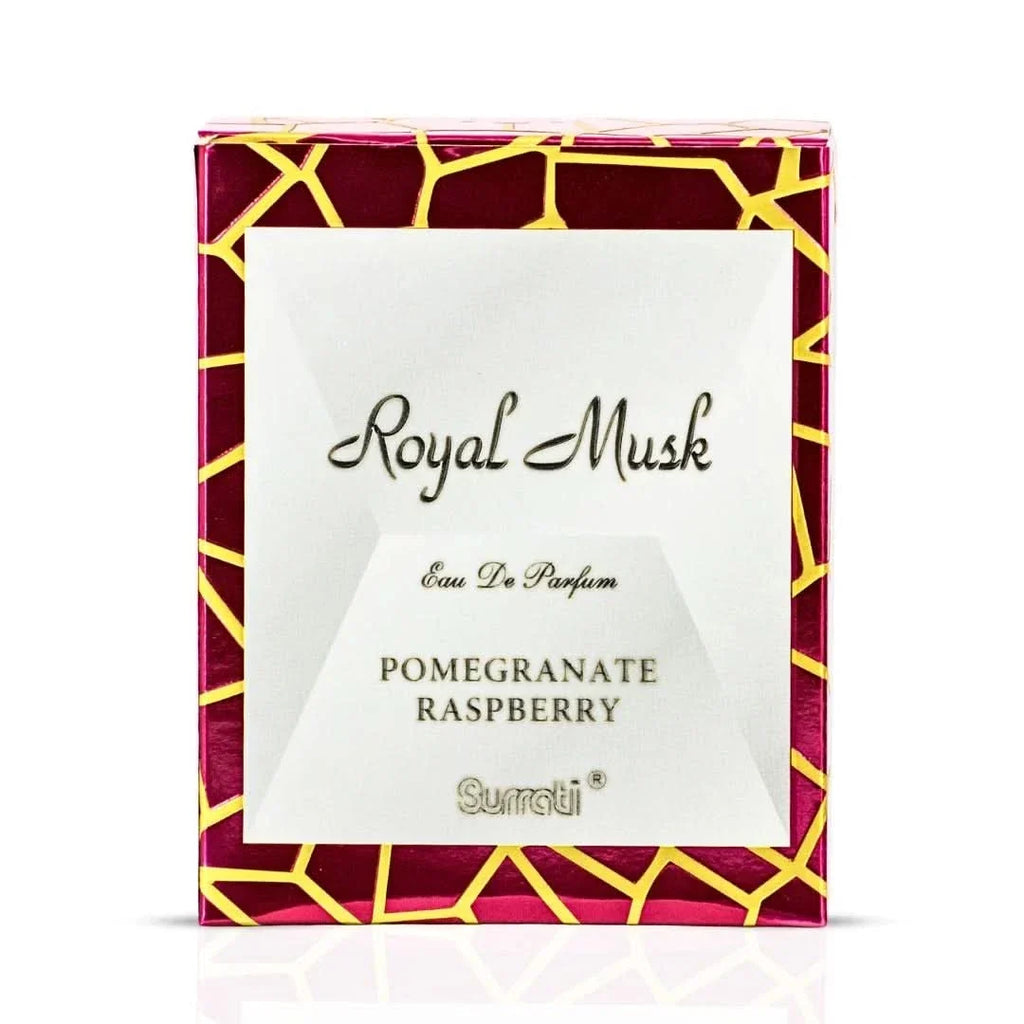 Royal Musk Pomegranate Raspberry Eau de Parfum Spray 100ml by Surrati