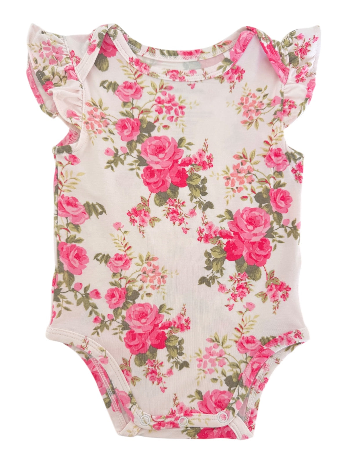Ruffle Sleeve Bodysuit, Country Daydream