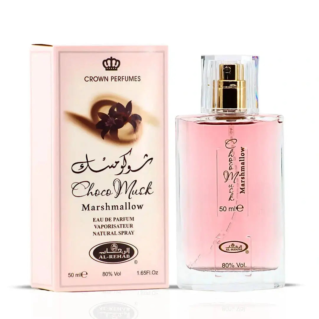 Choco Musk Marshmallow Perfume 50ml EDP Al Rehab x12
