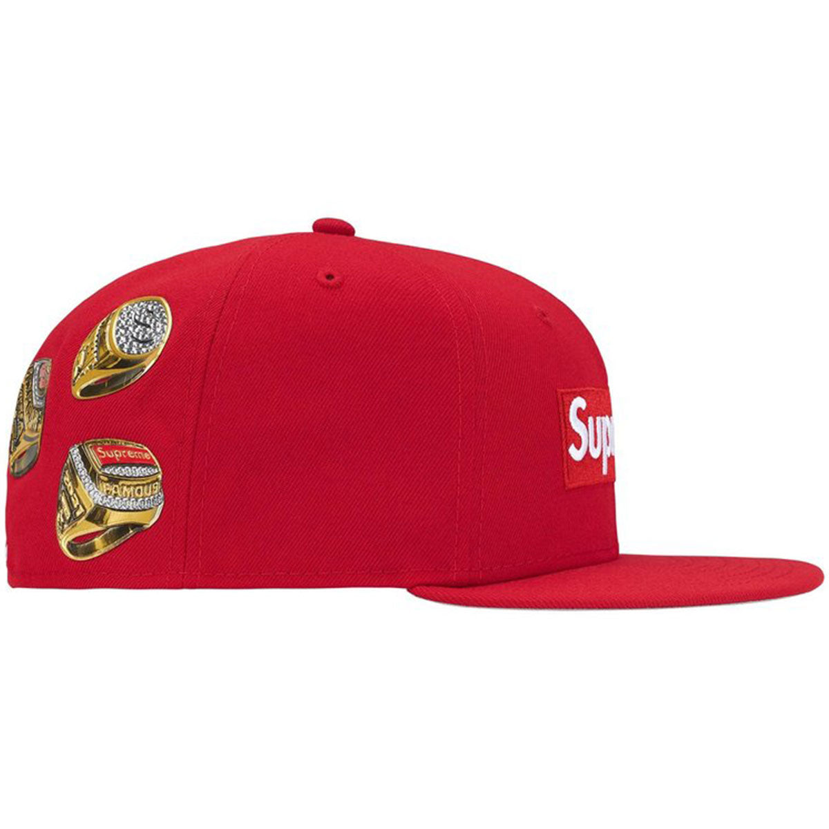 Rings Box Logo New Era Hat (Red)