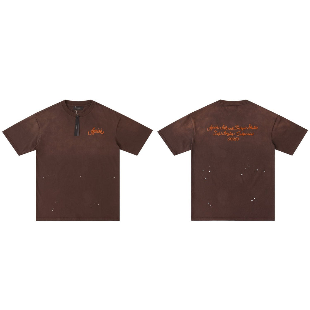 AMIRI Design Studio Paint-Splatter T-Shirt — hero