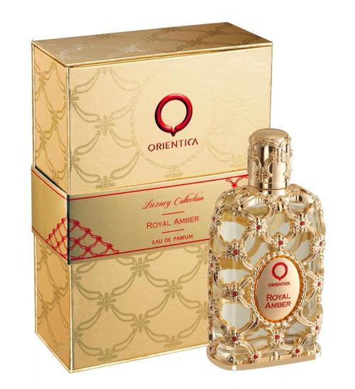 Royal Amber Unisex Eau De Parfum Spray by Orientica 2.7oz