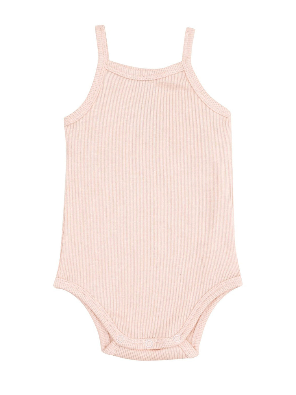Rib Tank Bodysuit, Rose Smoke