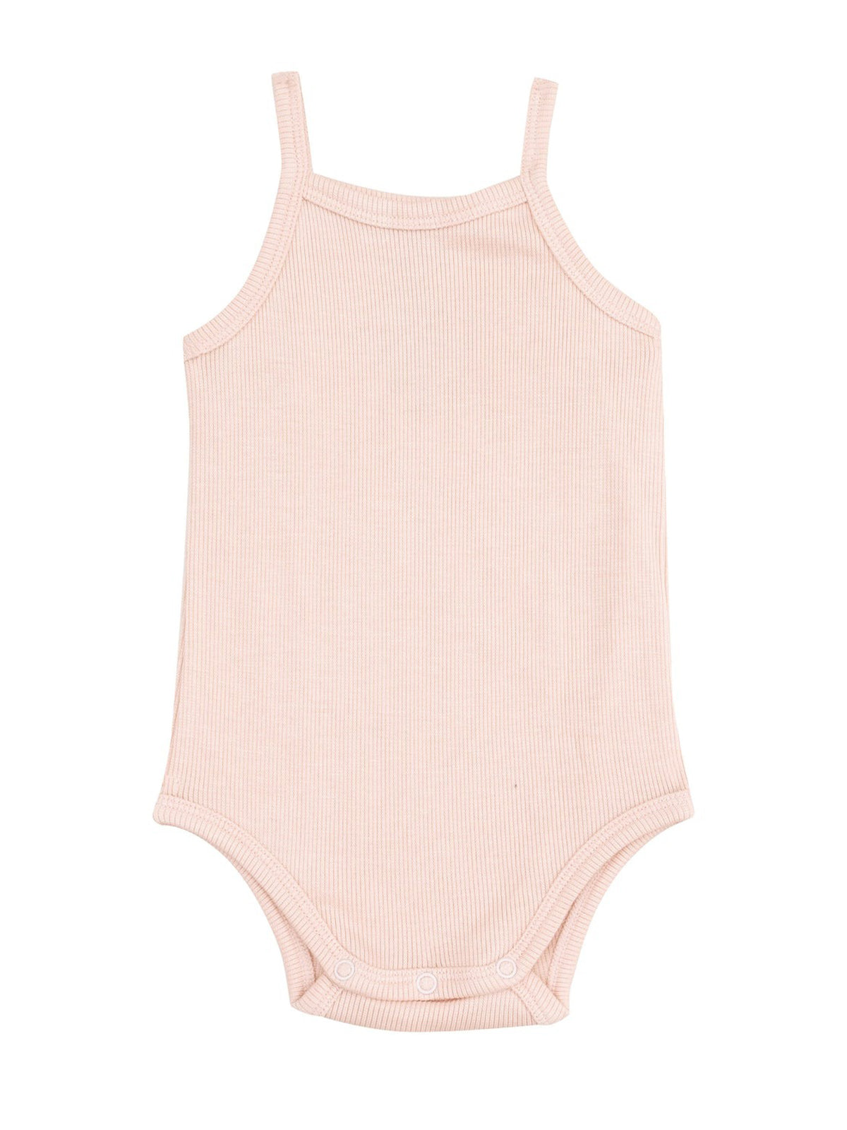 Rib Tank Bodysuit, Rose Smoke
