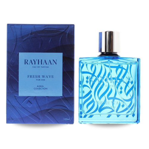 Rayhaan Fresh Wave For Him Aqua Collection Eau De Parfum 100ml 3.4 fl oz
