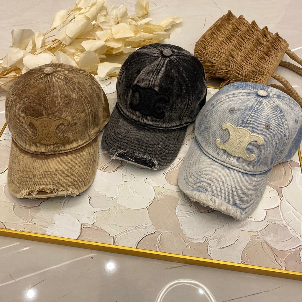 Celine Washed Baseball Cap