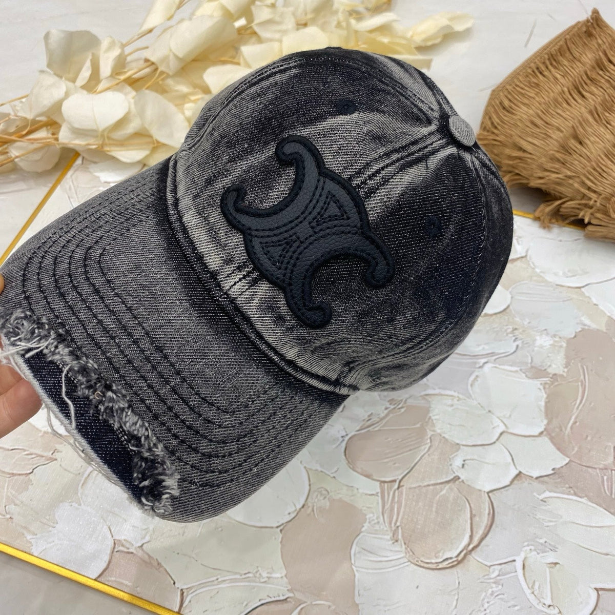 Celine Washed Baseball Cap
